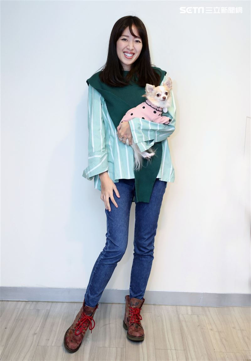 劉伊心三立新聞專訪。（記者邱榮吉/攝影）
