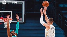 ▲「波神」波辛吉斯（Kristaps Porzingis）傷後復出得16分。（圖／翻攝自獨行俠推特）