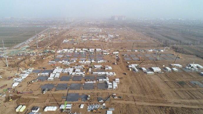 中國又蓋方艙醫院？河北施工畫面曝光