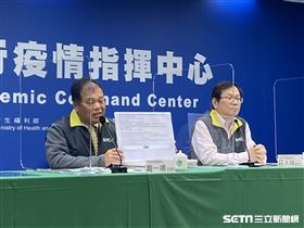 指揮中心1月16日/龐一鳴資訊組副組長/莊人祥發言人(記者簡浩正攝影)