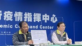 指揮中心1月16日/龐一鳴資訊組副組長/莊人祥發言人(記者簡浩正攝影)