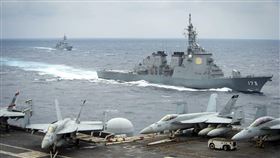 美日15日聯合演習（圖/翻攝自美國太平洋艦隊官網）