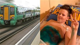 火車衝浪,極限挑戰,男童,輾斷腿,意外,好友,逃逸,雪地