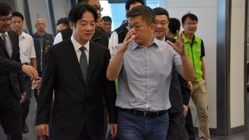 蔡其昌接中職會長　賴清德出席見歷史