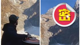 尼泊爾,山區,彈琴,雪崩,逃難（圖／翻攝自燃新聞微博）