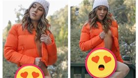  女模Audrey Bradford（組合圖／翻攝自dreybradford IG）