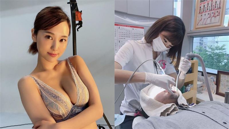 最美牙醫脫了　辣曬乳牛模樣的UU奶