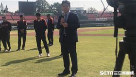 ▲統一獅隊董事長凃忠正致詞。（圖／記者黃泓哲攝影）