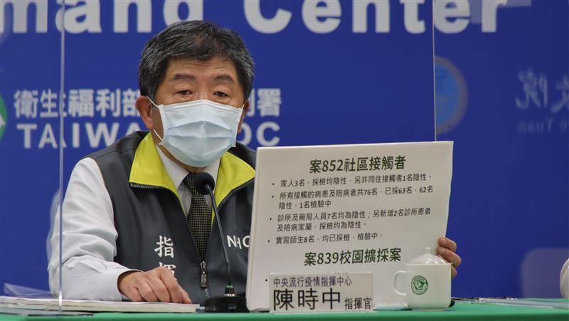 染疫護理師科大上課　76人採檢出爐