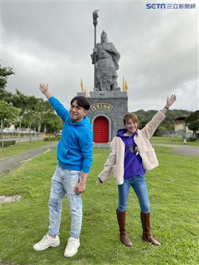 許志豪、江泳錡在平安關帝城