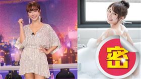 巫苡萱大膽全裸美背示人。（圖／巫苡萱提供）