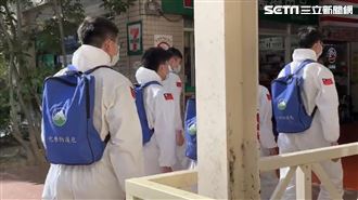 新／化學兵進駐桃園醫院下午三點消毒
