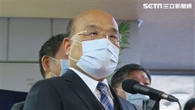 行政院長蘇貞昌19日下午出席109年鳳凰獎楷模表揚典禮。（圖／記者盧素梅攝影）