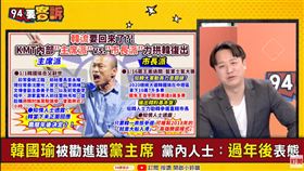 韓國瑜還在等什麼？ 李正皓分析雙子座被動性格！(圖/94要客訴)