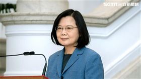 蔡英文發表「2021 元旦談話」。（圖／總統府提供）