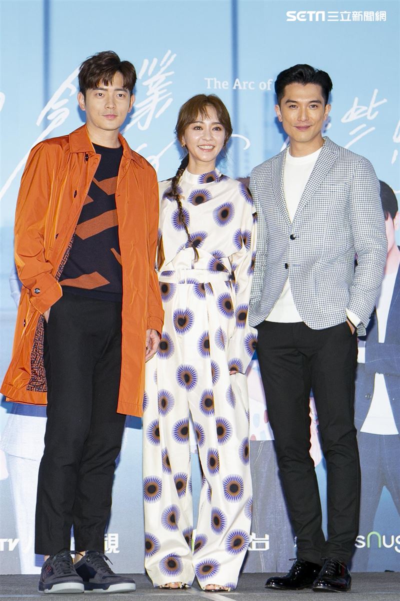 宥勝、陳意涵、邱澤出席她們創業的那些鳥事首映記者會。（圖／記者楊澍攝影）