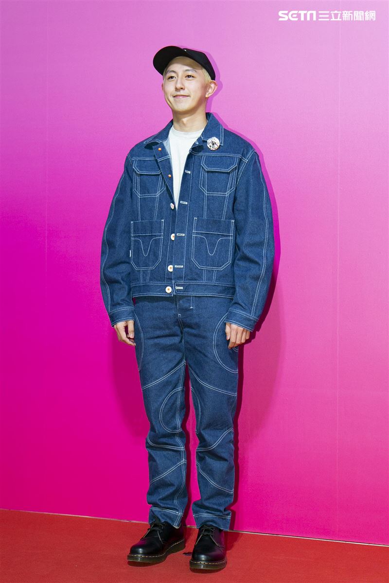 台灣時裝設計師江奕勳出席ANGUS CHIANG AW21巴黎時裝週最新系列大秀暨ME電影首映會。（圖／記者楊澍攝影）