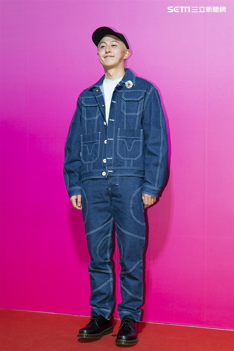 台灣時裝設計師江奕勳出席ANGUS CHIANG AW21巴黎時裝週最新系列大秀暨ME電影首映會。（圖／記者楊澍攝影）