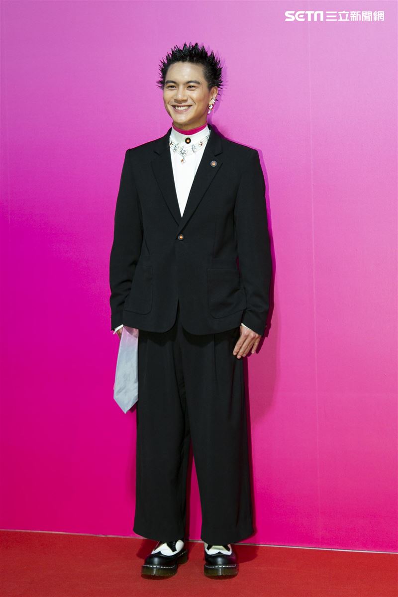 李冠毅出席ANGUS CHIANG AW21巴黎時裝週最新系列大秀暨ME電影首映會。（圖／記者楊澍攝影）