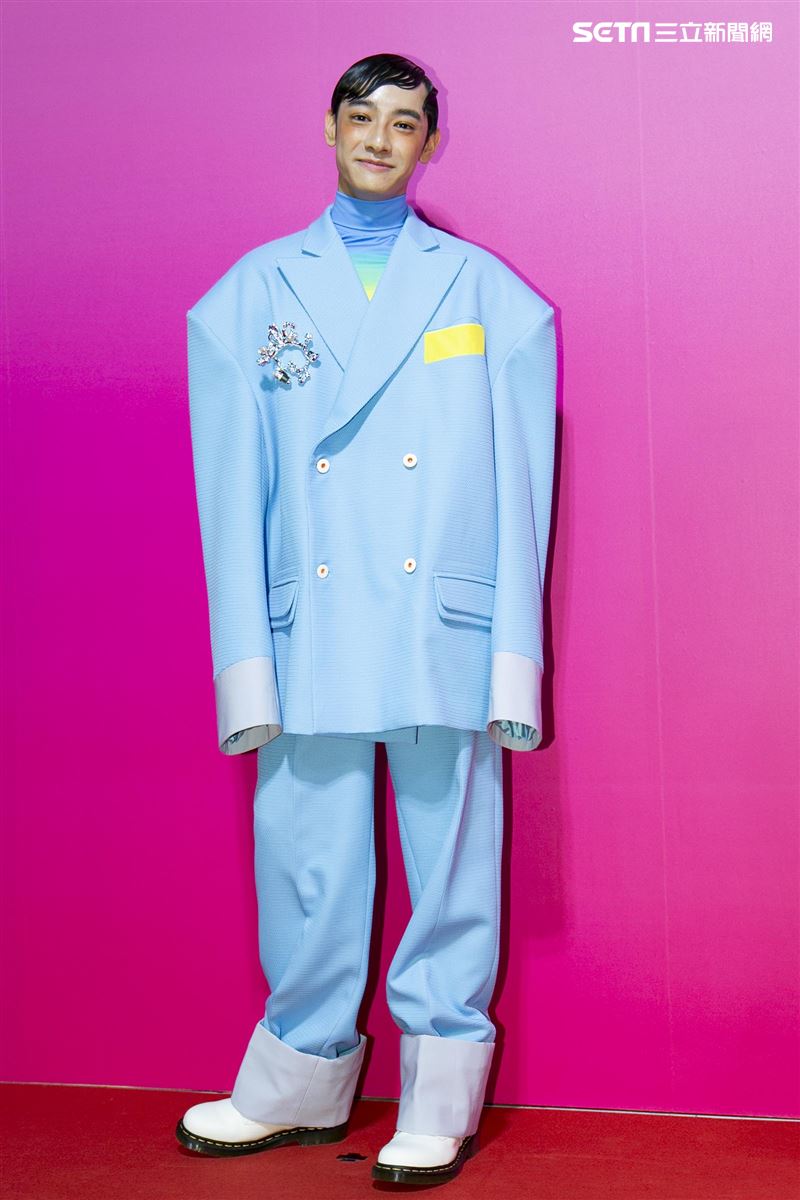 劉修甫出席ANGUS CHIANG AW21巴黎時裝週最新系列大秀暨ME電影首映會。（圖／記者楊澍攝影）