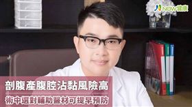 名家專用／NOW健康／呂泓逸醫師指出，研究顯示，曾接受過腹腔鏡手術的病患，約9成術後會有沾黏狀況，多數可能無症狀，但少數卻必須忍受慢性疼痛、腸道阻塞等困擾，甚至造成女性不孕症，不容忽視。(勿用)