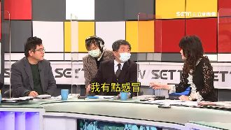 獨／感冒未癒　陳時中上三立剖析疫情