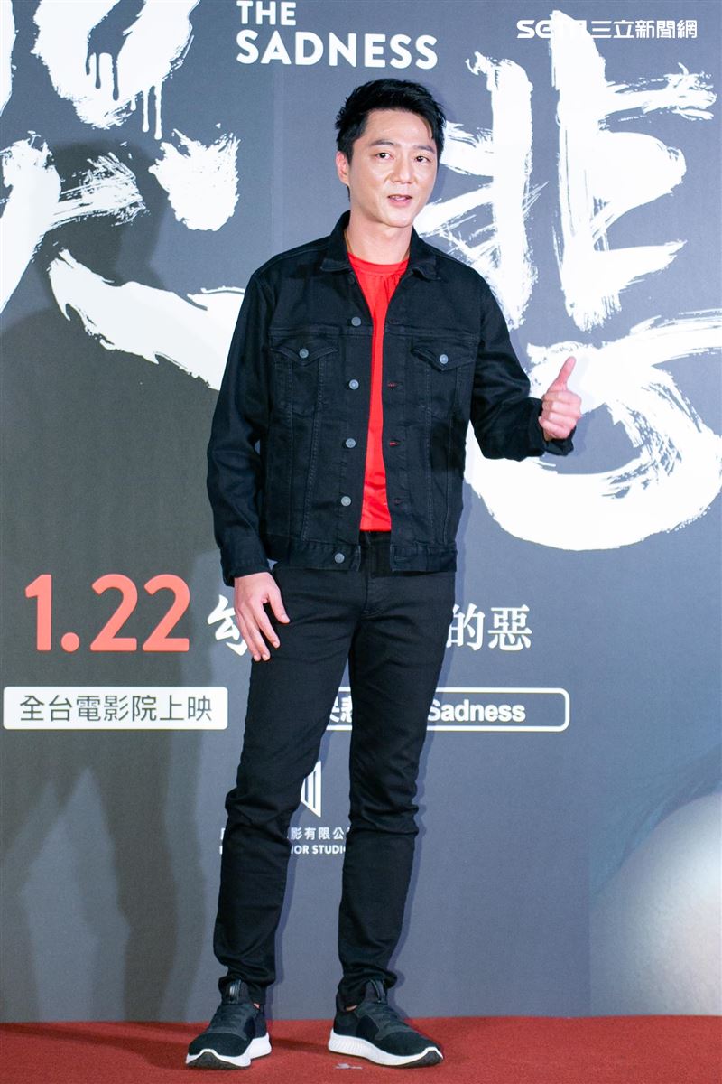 藍葦華出席電影《哭悲》首映會。（圖／記者楊澍攝影）