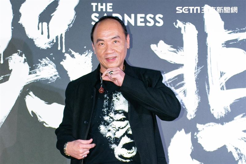 王自強出席電影《哭悲》首映會。（圖／記者楊澍攝影）