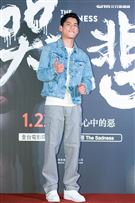 朱軒洋出席電影《哭悲》首映會。（圖／記者楊澍攝影）