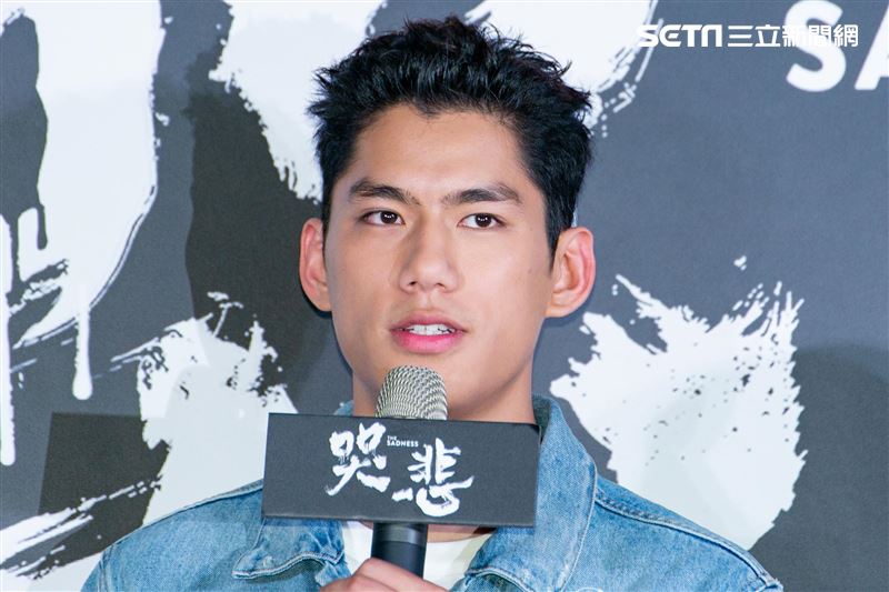 朱軒洋出席電影《哭悲》首映會。（圖／記者楊澍攝影）