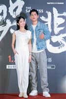 朱軒洋、雷嘉納出席電影《哭悲》首映會。（圖／記者楊澍攝影）