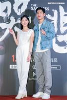 朱軒洋、雷嘉納出席電影《哭悲》首映會。（圖／記者楊澍攝影）