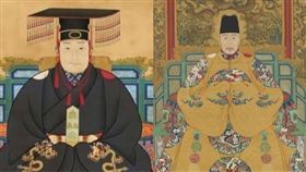 萬曆皇帝與嘉靖皇帝組合圖