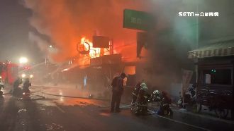 沖天炮猛炸人車卻步　7店面燒光光