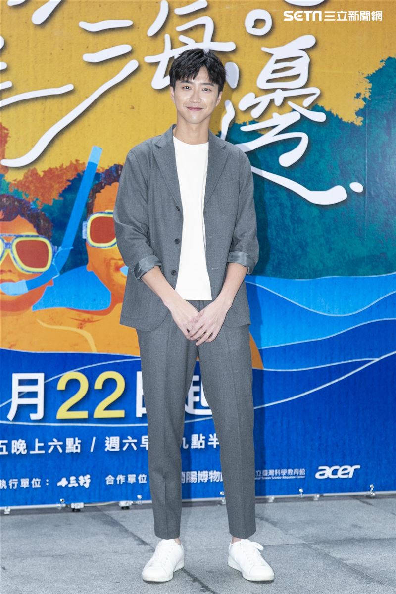 江宏傑、黃湘婷出席公視《我家住海邊》上檔記者會。（圖／記者楊澍攝影）