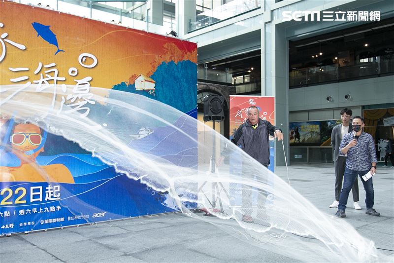 江宏傑、黃湘婷出席公視《我家住海邊》上檔記者會。（圖／記者楊澍攝影）