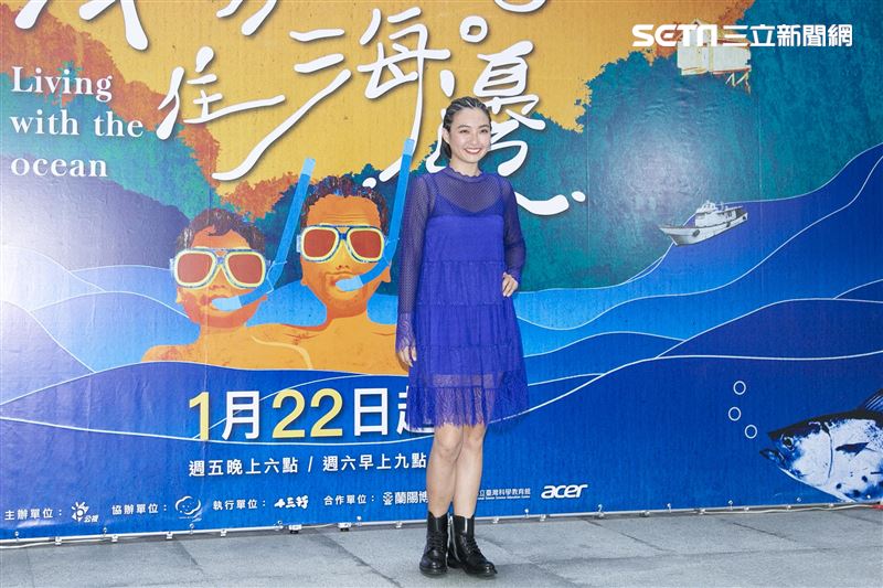 江宏傑、黃湘婷出席公視《我家住海邊》上檔記者會。（圖／記者楊澍攝影）