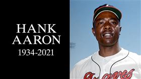  大聯盟全壘打王漢克阿倫。（圖／翻攝自大聯盟推特）