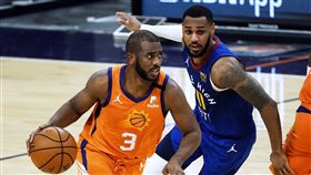 ▲保羅（Chris Paul）半場14助攻寫太陽隊史紀錄。（圖／美聯社／達志影像）