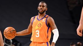 ▲保羅（Chris Paul）半場14助攻寫太陽隊史紀錄。（圖／翻攝自太陽推特）