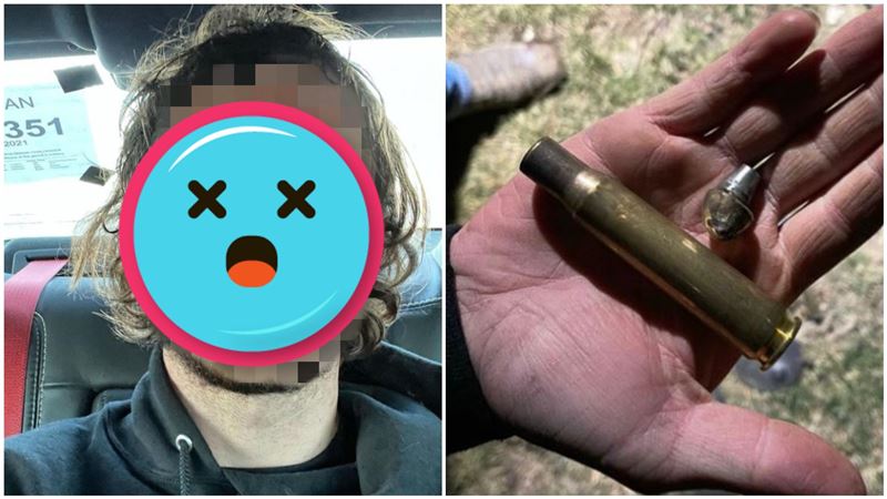 白目拿槍射鋼板！網紅遭「反彈」爆頭