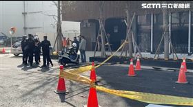 高雄左營傳出工安意外,25歲楊姓工人墜落20樓死亡。翻攝畫面