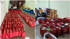 5萬買280個福袋　超狂開箱照曝光（圖／翻攝自全家夯什麼）