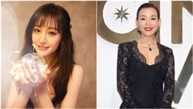 鄭爽、陳冲，組合圖翻攝自微博