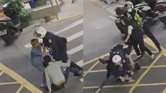 酒空父譙警遭3連摔　兒尖叫：別動手