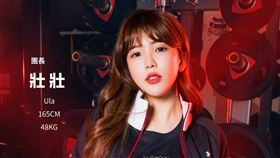 壯壯當樂天女團長。（圖／樂天桃猿提供）