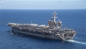 美軍羅斯福號在菲律賓海進行演習（圖／翻攝自太平洋艦隊官網）
