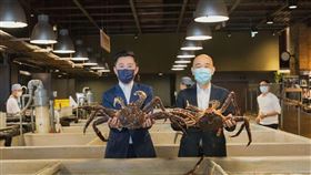 新竹市長林智堅日前拜訪三井集團旗下「上引水產」。（圖／翻攝自新竹市政府官網）