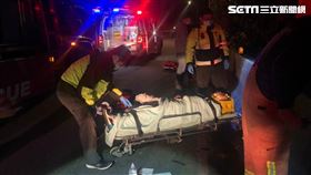 無照少年,摔落邊坡,昏迷,深坑,翻攝畫面