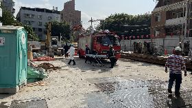 北市北投區工安意外  男遭重物砸傷頭